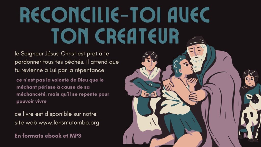 biblical stories presentation in blue and red illustrative style